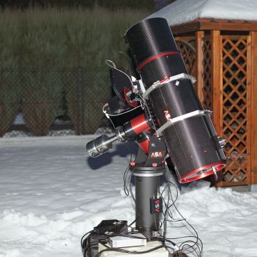 Astrograf ASA 10Nf3,6 z kamerą FLI 11002 i kołem filtrowym CF W5-7